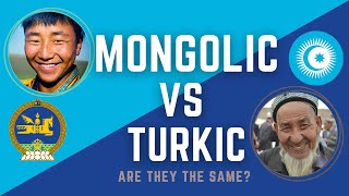 MONGOLIC and TURKIC Are They the SAME People or NOT [upl. by Aura10]