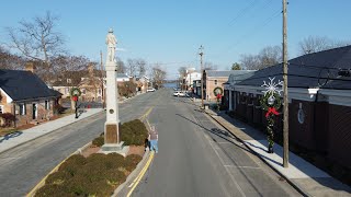 Tappahannock Virginia Drive down Prince Street beforeafter city block was destroyed [upl. by Emirac47]