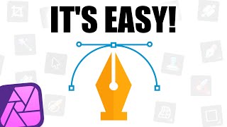 How To Use The Pen Tool For Beginners In Affinity Photo [upl. by Domineca422]