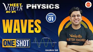 Waves In One Shot Part1  Class 11  NEET 2024 Physics  Vijeta Batch neetkijeet [upl. by Llertnom]