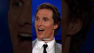 Matthew McConaughey Reveals How Alright Alright Alright Came to Be [upl. by Mikiso909]