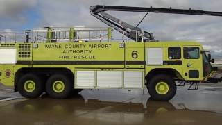 Detroit Metro Airport Fire Department [upl. by Ardnasxela675]