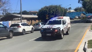 QPS ISUZU Paddy Wagon Leaving Lawnton QAS Open Day [upl. by Mella]