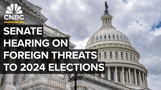 Top tech executives testify at Senate hearing on foreign threats to 2024 elections — 91824 [upl. by Nortna]