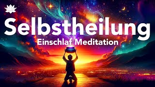 KÖRPER GEIST amp SEELE HEILEN 🌿 Einschlafen mit Meditation [upl. by Nednil]