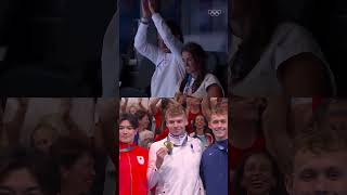 Winning Olympic gold AND a standing ovation from the one and only Antoine Griezmann Double win [upl. by Marba]