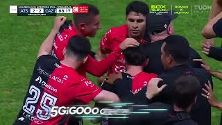 ¡Gol de Edgar Zaldívar y empata el partido  Atlas FC 2  2 Cruz Azul  Jornada 16  Apertura 2024 [upl. by Oryaj]