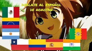 Las Voces De Nokotan En Español En Varios Paises Pt1 [upl. by Boyce]