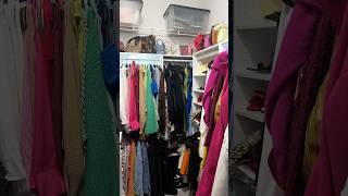 Organizing my closet with Target bookshelf [upl. by Blank]