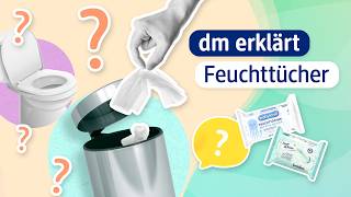 Entsorgung von Feuchttüchern amp feuchtem Toilettenpapier [upl. by Kelvin]