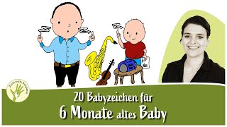 Gebärdensprache für Baby 6 Monate 20babyzeichen [upl. by Song]