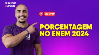 Porcentagem  Matemática Enem Live 89 [upl. by Gemma916]