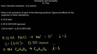 Unit 3 Osmolarity [upl. by Olim648]