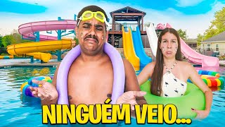 FIZEMOS UMA FESTA NA PISCINA E NINGUÉM VEIO  VÍDEO DE 30 MINUTOS SEM CORTES [upl. by Aivato]