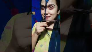 Cutting wispy bangs💇‍♀️ at home✂️।Life With Sela।shorts minivlog vlog hairstyle [upl. by Rehpotsyrhc]