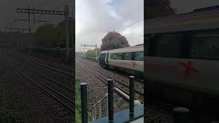 Cross Country 221115 passing Pangbourne 71024 [upl. by Sonaj]