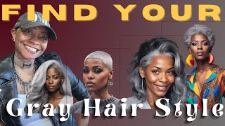 How to Visualize Your Gray Hair Journey with AI  Stunning Styles for 50 [upl. by Dnomse]