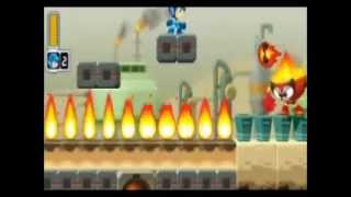 Mega Man Powered Up Oil Mans Stage No Damage Buster Only [upl. by Hgielrak]