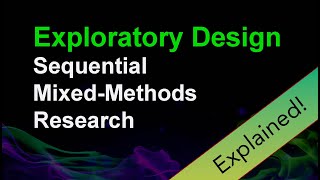 Exploratory Design  Mixed Methods Explained [upl. by Haleemak]