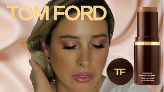 TOM FORD TRACELESS STICK FOUNDATION 87  Full Day Wear Test Review Swatches Application Luxury [upl. by Ahsinnor]