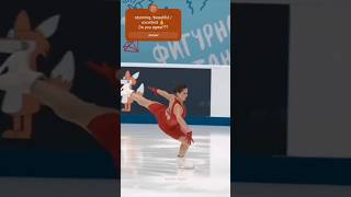 Beautiful and Stunning girl 🤩 Performance 👌⭐ lyrics song lovesong fypシ゚viral iceskating [upl. by Ynitsed126]