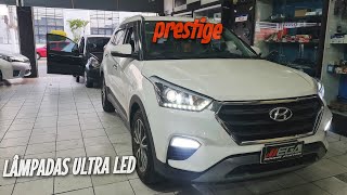 Creta Prestige 2017  Lâmpadas Ultra Led Hb3H11H11  Led RéPlacaTetoQuebra Sol [upl. by Kym]