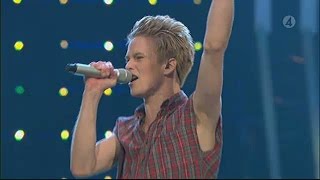 Erik Grönwall  Run to the hills  Idol Sverige TV4 [upl. by Ynamrej]