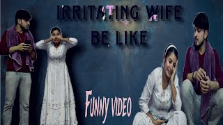 Irritating wife be like  Funny video  Samarika Dhakal  Suresh kholi [upl. by Broderic]