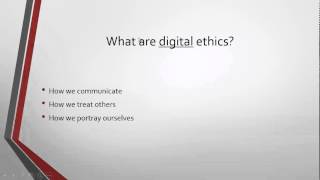 Introduction to Digital Ethics [upl. by Durwood374]