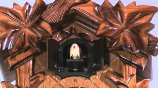 Cuckoo Clock Quartzmovement CarvedStyle 23cm by Anton Schneider [upl. by Ramirolg]