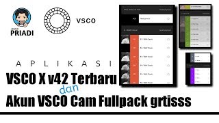 NEW UPDATE 2018 Download Aplikasi VSCO mod v42 Fullpack  Akun VSCO Cam fullpack gratis NO ROOT [upl. by Aikimat224]