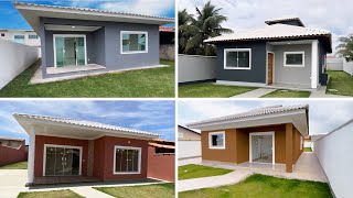 CONFIRA 33 IDEIAS DE CORES PARA FACHADAS DE CASAS – Projetos e Decoração [upl. by Bore]