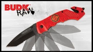 Rescue Tech Assisted Opening Pocket Knife Fire Fighter [upl. by Esenahs923]