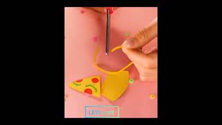 pizza 🍕🍕🍕diy craft cafthomemademakediyvirltendingeasytomakelifehacks [upl. by Soluk]