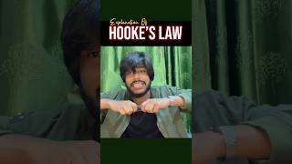 Hooke’s Law  SabaQ 39  physics shortsindia shorts science [upl. by Acissaj]