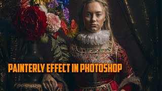 Painterly effect in Photoshop Retouching photo [upl. by Edmund]