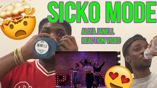 Sicko Mode  Travis Scott featuring Drake  Aliya Janell Choreography  Queens N Lettos Reaction Vid [upl. by Notyad]