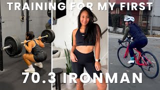 WEEK OF IRONMAN 703 TRAINING EP 3  Balancing training with a fulltime job amp life [upl. by Yednil]