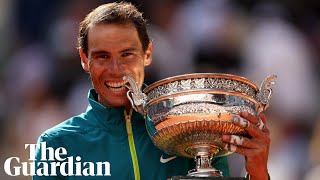 Nadal promises to keep fighting after winning 14th French Open title [upl. by Yznil233]