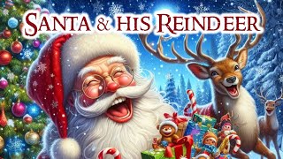 Sleep Story for Kids  SANTA amp HIS REINDEER  Christmas Sleep Meditation for Children [upl. by Ariaic645]