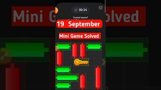 19sept Today Mini Game  hamster Kombat Daily Combo Card  hamster mini game 19 September [upl. by Aeneg]