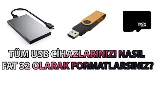 Tüm cihazlarınızı FAT32 olarak nasıl formatlarsınız [upl. by Pisarik294]