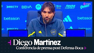 EN VIVO Diego Martínez habla en conferencia de prensa tras Defensa y Justicia vs Boca [upl. by Gerald]