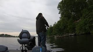 Steve and Jay Fishing Candlewood Lake [upl. by Eneluj]