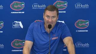 Florida Football Dan Mullen Press Conference 102918 [upl. by Rybma978]