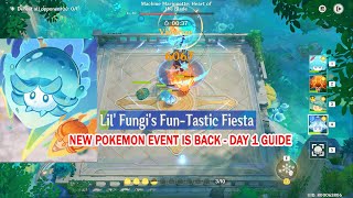 Lil Fungis Fun  Tastic Fiesta New 42 Event Day 1 Gameplay Guide  Pokemon Event is Back [upl. by Dumah]