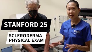 Stanford RHEUMATOLOGIST SCLERODERMA Physical Exam [upl. by Ahsimik]