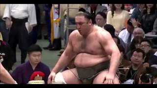 Arawashi vs Tochinoshin  Osaka 2018 Day 7 [upl. by Dorena]