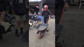 50cc motorized wheelbarrow at vintage machinery show [upl. by Phiona38]