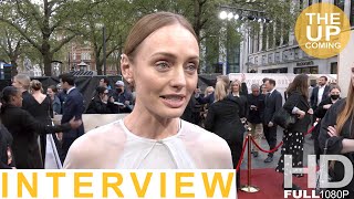 Laura Haddock Downton Abbey A New Era premiere interview [upl. by Ttegdirb]